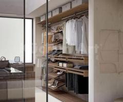 Dressing avec îlot personnalisable : Système de Rangement avec Portes Coulissantes