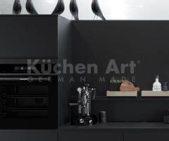 Cuisine chic sur mesure Noir Mat | Design minimaliste et Fonctionnalité