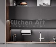 Cuisine Contemporaine :  Surfaces en Verre, Éclairage LED et Fonctionnalités Intelligentes