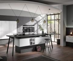 SYSTEMAT AV 2045 | Cuisine noble & contrastée en marbre foncé